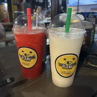 Coconut and cherry lemonade