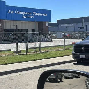 Outside of the restaurant