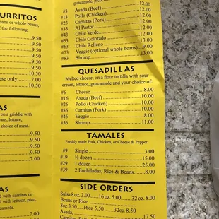 menu, sushi and sashimi