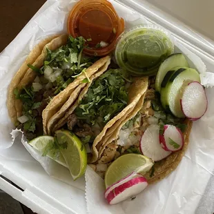 2 Steak 1 Chicken Street Taco AKA BOMB.COM