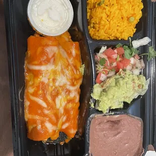 Chicken Enchilada with rice