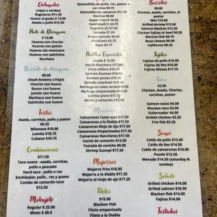 Menu September 2024