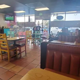 Inside restaurant