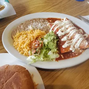 Enchiladas de pollo