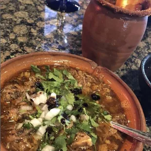 Cantarito with Birria