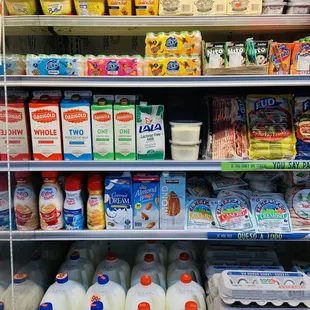 milk, yogurt, and other dairy products