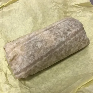 Breakfast burrito - great fresh tortilla