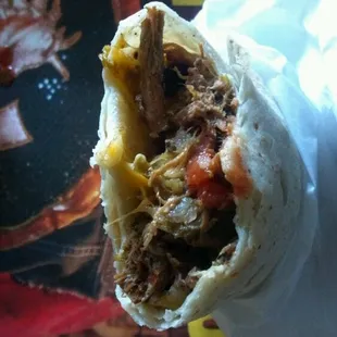 Machaca burrito.