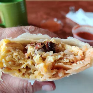 Breakfast Burrito with Bacon