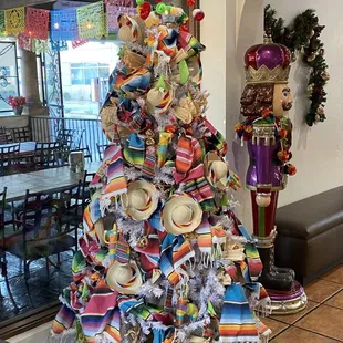 Tamale husk Christmas tree