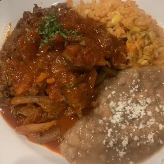 Bistec a La Mexicana