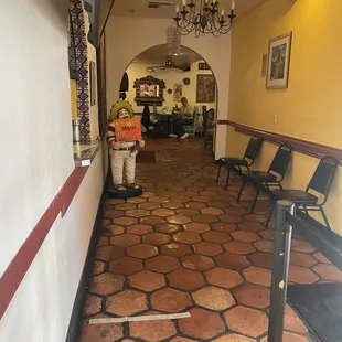 The entry to the tables