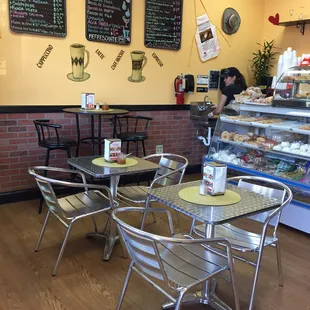 the interior of la candelaria bakery