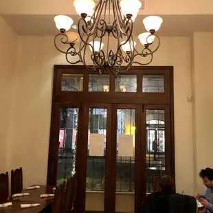 Beautiful entry to the restaurant