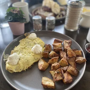 Roasted Mushroom Omelet