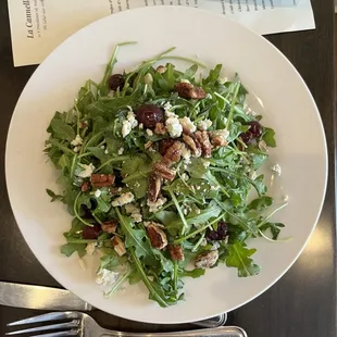 Roasted Grapes &amp; Arugula Salad