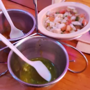 Not much salsa for all those chips