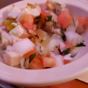 Ceviche style for my chips