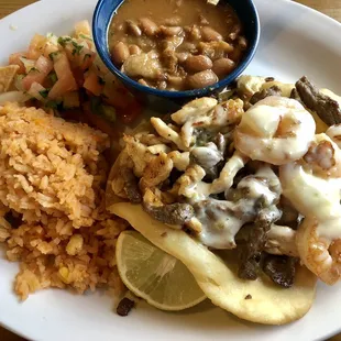 Sky Deluxe Plate. It was advertised as one of the Wednesdays Lunch Specials, only $8.50 plus tax, tea included.