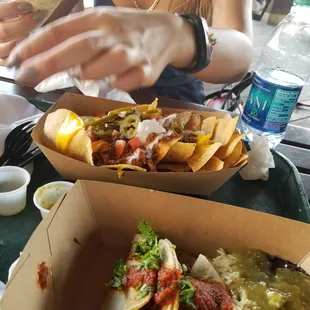 Tacos and nachos