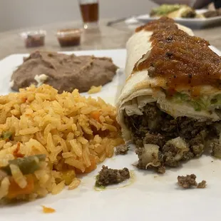 Ground Beef Burrito