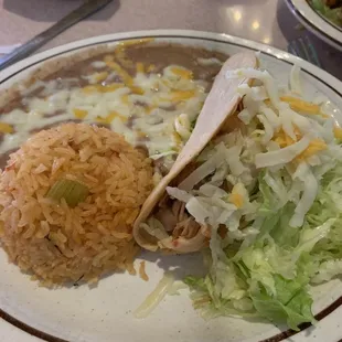 Taco combo #2 with chicken