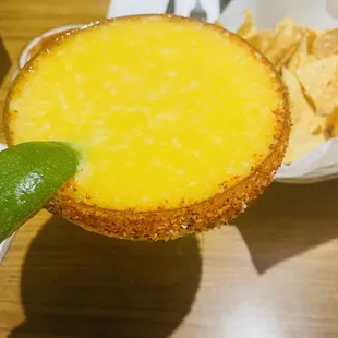 Peach Margarita with Tahine