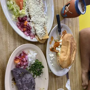 Machete Quesadilla de Birria, Torta Chilanga, Agua Fresca de Guayaba, Quesadilla de Rajas Poblanas, Pulque de Guayaba