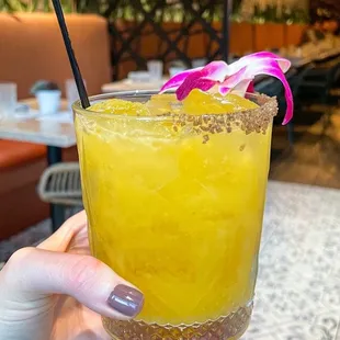 Passion Fruit Margarita |Instagram @restaurant_aholic