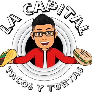 a man holding a taco