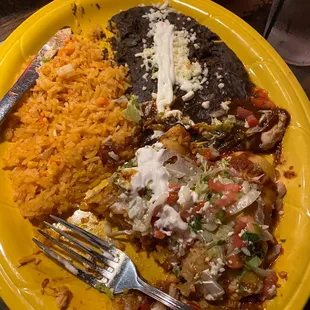Some sort of enchiladas.