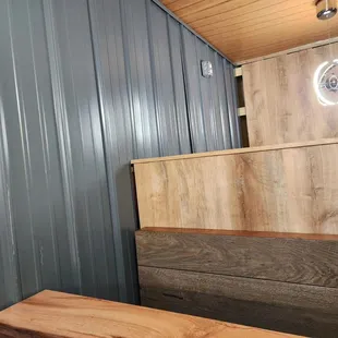 A look at the remodeled booths