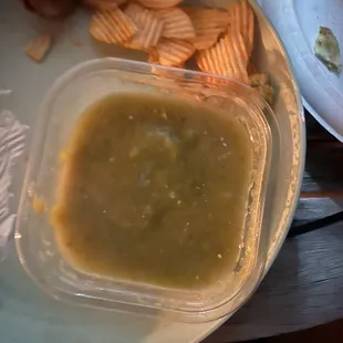 Try their salsa&apos;s as well. This is the delicious green/verde salsa:)