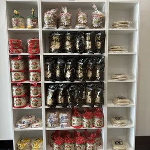 Tortillas and tortilla chips for tacos and carne asada chips!