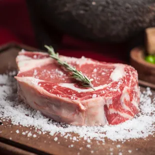 a piece of meat on a cutting board