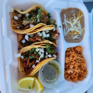 Tacos de Buche, Carnitas y Pastor