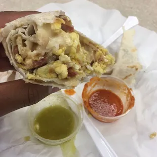 Bacon Breakfast Burrito