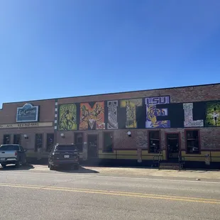 the outside of the building