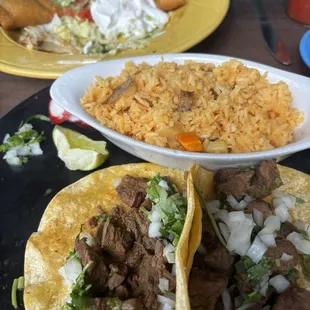 Tacos Al carbon