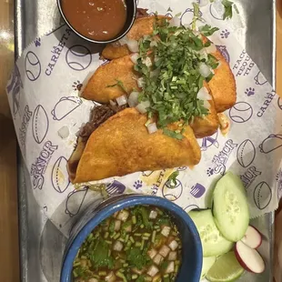 Quesa-Birria Tacos