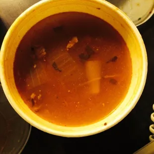 a bowl of soup