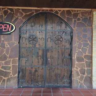 Rustic entryway