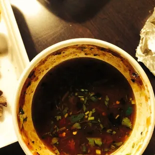 a bowl of soup