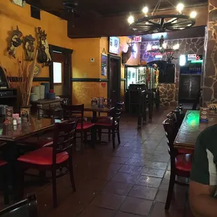 the interior of a restaurant