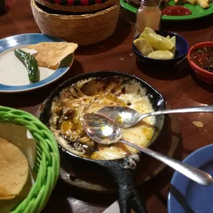 Chorizo queso was awesome.