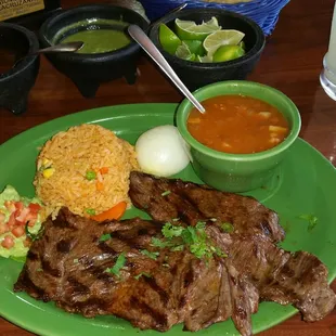 Arrachera La Carreta plate