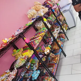 a woman shopping in a store