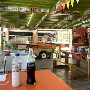 the interior of a restaurant