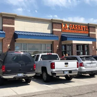 Store front in a strip center