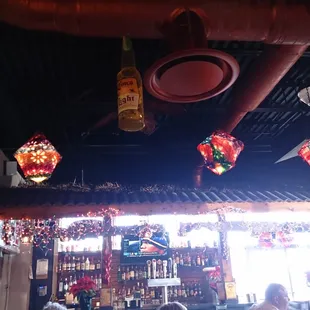 the interior of a mexican restaurant
